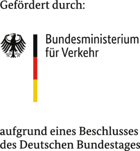 Logo Gefördert durch das Bundesministerium für Verkehr